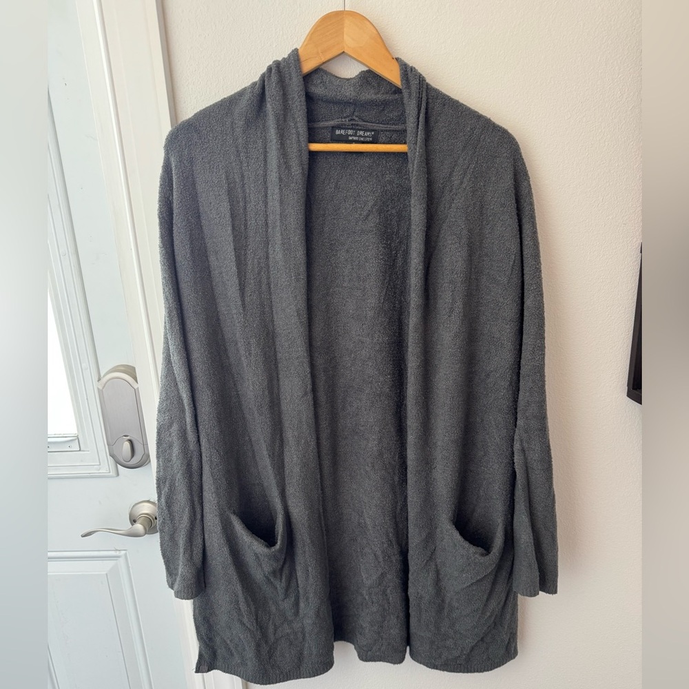 • Barefoot Dreams • Women’s Cozylite Cardigan Grey Size Small